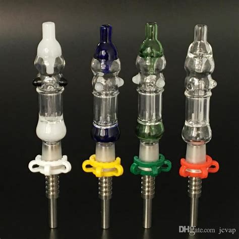Glass nectar collector straw - Invented in 2011 by glass artist Kristian Merwin, a nectar collector is a small dab rig designed for smoking waxes and oils. It features a tube design and is quite like drinking from a straw. A nectar collector has a few main components. The tip …